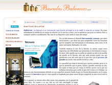 Tablet Screenshot of basculasbalanzas.com